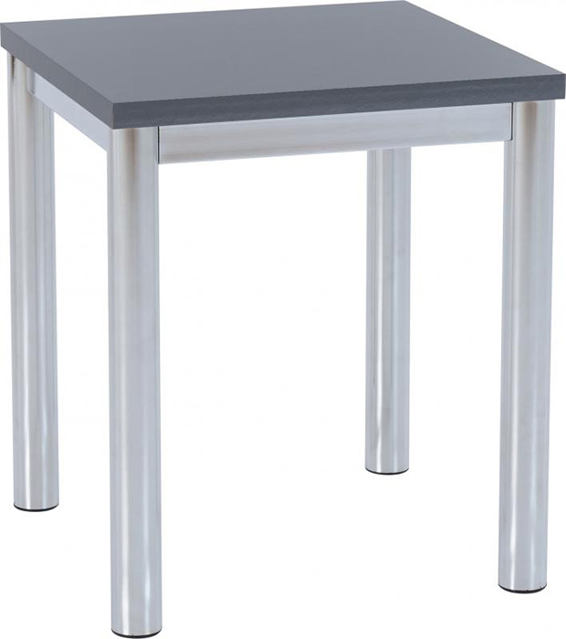 Charisma Lamp Table in Grey Gloss - Click Image to Close
